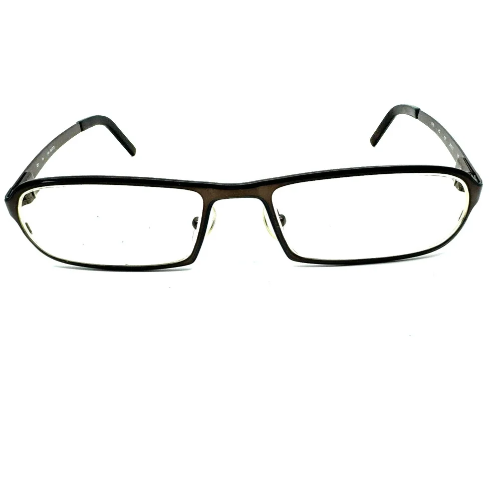 JAI KUDO (1078) 492‎ Dark Brown/Blue Polished Eyeglasses Frame 55-17-140 H1115